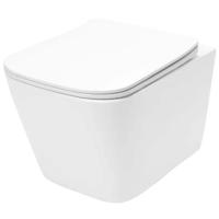 07RA REA-C9660 ZAVESNE WC RAUL RIMLESS DUROPLAST WHITE