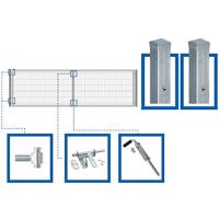 3D PLOTOVÁ BRÁNA 400 X 120 CM, KOMPLETNÍ SOUPRAVA - VČETNĚ SLOUPKŮ A PŘÍSLUŠENSTVÍ, WGBRA-T000291