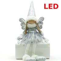 Anděl nohatý 47cm led 42205