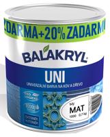 Balakryl uni mat 0,7kg+20% bílá