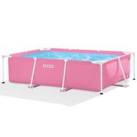 BAZÉN INTEX S KOVOVOU KONTSTRUKCÍOBDELNÍKOVÝ 2,2x1,5x0,6 M PINK 28266NP