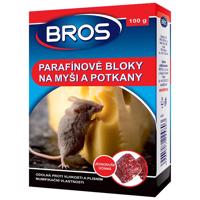 Bros - Parafinové bloky na myši, krysy a potkany 100 g