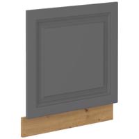 Dvířka na vestavnou myčku kuchyňská skříňka Stilo dustgrey/artisan 570x596