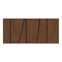 Frézovaný panel Slant wenge 65x29 cm MDF