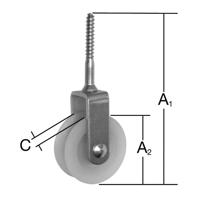 Kladka 120 x 50 x 8 mm zn 1 ks