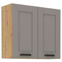 Kuchyňská skříňka Luna claygrey/artisan 80G-72 2F