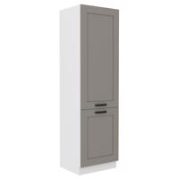 Kuchyňská skříňka Luna claygrey/bílá 60LO-210 2F