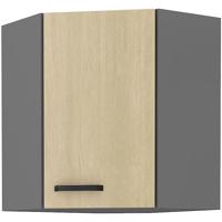 Kuchyňská Skříňka SCANDI jedle/Antracit 60X60 GN-72 2F (45°)