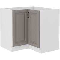 Kuchyňská Skříňka Stilo Claygrey/BÍLÝ 90x90 Nd 2f Bb