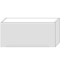 Kuchyňská skříňka Zoya W80okgr bílý puntík/bílá