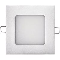 LED podhledové svítidlo PROFI stříbrné, 12 x 12 cm, 6 W, neutrální bílá