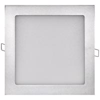 LED podhledové svítidlo PROFI stříbrné, 22,5 x 22,5 cm, 18 W, neutrální bílá