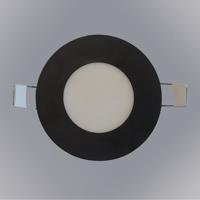 PANEL LED CIRCLE 12W 4200K KULATÝ ČERNÝ