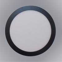 PANEL LED RING 18W 4200K KULATÝ ČERNÝ