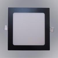 PANEL LED SQUARE 12W 4200K ČTVEREC ČERNÝ