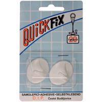 Quickfix háček samolepicí typ 6  - 2ks - bílý