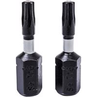 Rázové šroubovací bity Torx T15 x 25 mm 2 ks