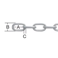 Řetěz ocel a 4mm zn