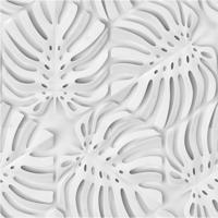 Skleněný panel 60/60 Monstera White Esg