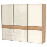 Skříň 3d Gala pk281/gl pacific walnut/beige