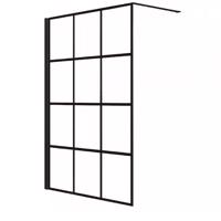 Sprchová zástěna WALK-IN Metro 140x195 black