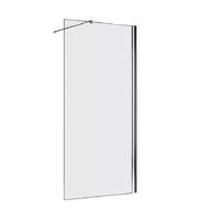 Sprchová zástěna WALK-IN Soft 130 x 195 chromový profil