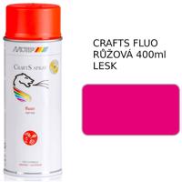 Sprej Crafts fluorescenční růžový 400ml