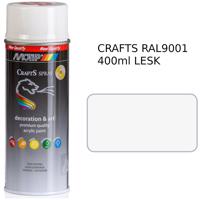 Sprej Crafts krémová lesk RAL9001 400ml