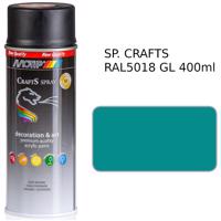 Sprej Crafts turquoise RAL5018 400ml