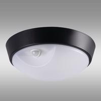 Stropní svítidlo Chir Led 14W 66306 s detektorem pohybu black IP65 PL1