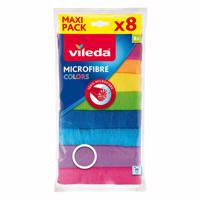 Utěrky z mikrovlákna colors 8 kusů Vileda